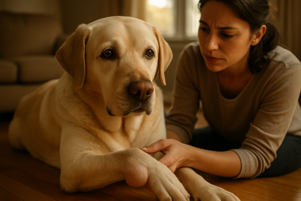 Coude du chien : bursite, symptômes et traitements pour retrouver un coude sain