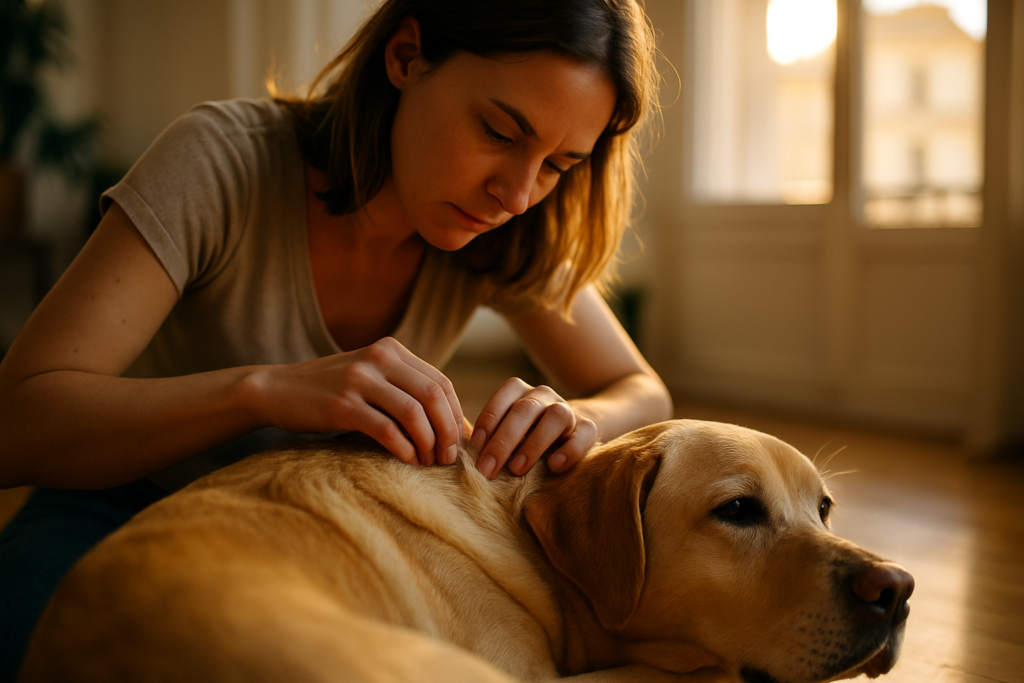 Puce sur chien traitement : tout ce qu'il faut faire (et ne pas rater)