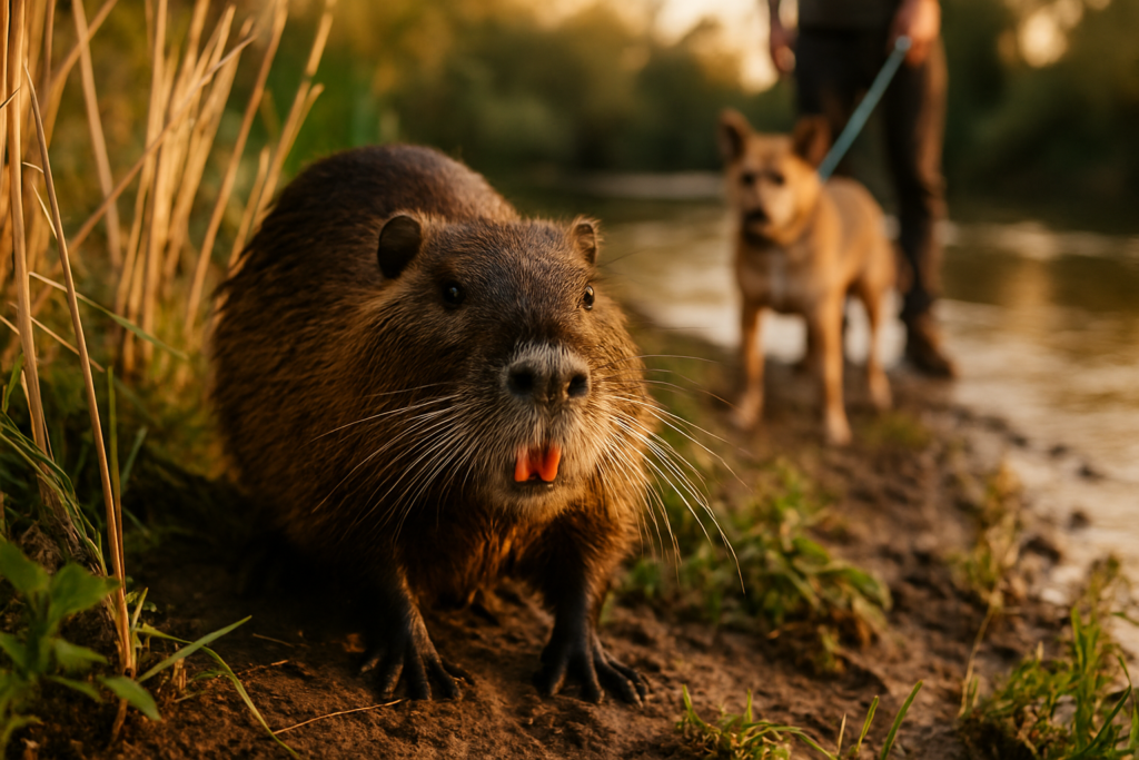 Ragondin morsure : dangers, risques de maladies et que faire si votre chien est mordu