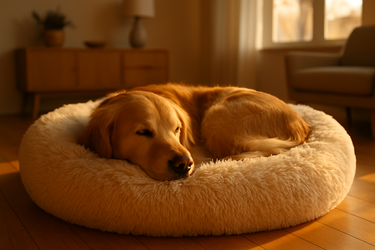 Tapis chien moelleux coussin XXL anti-stress : comment choisir le couchage idéal en 2026