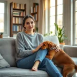 Ma chienne fait des mouvements de bassin sur moi : causes, significations et solutions