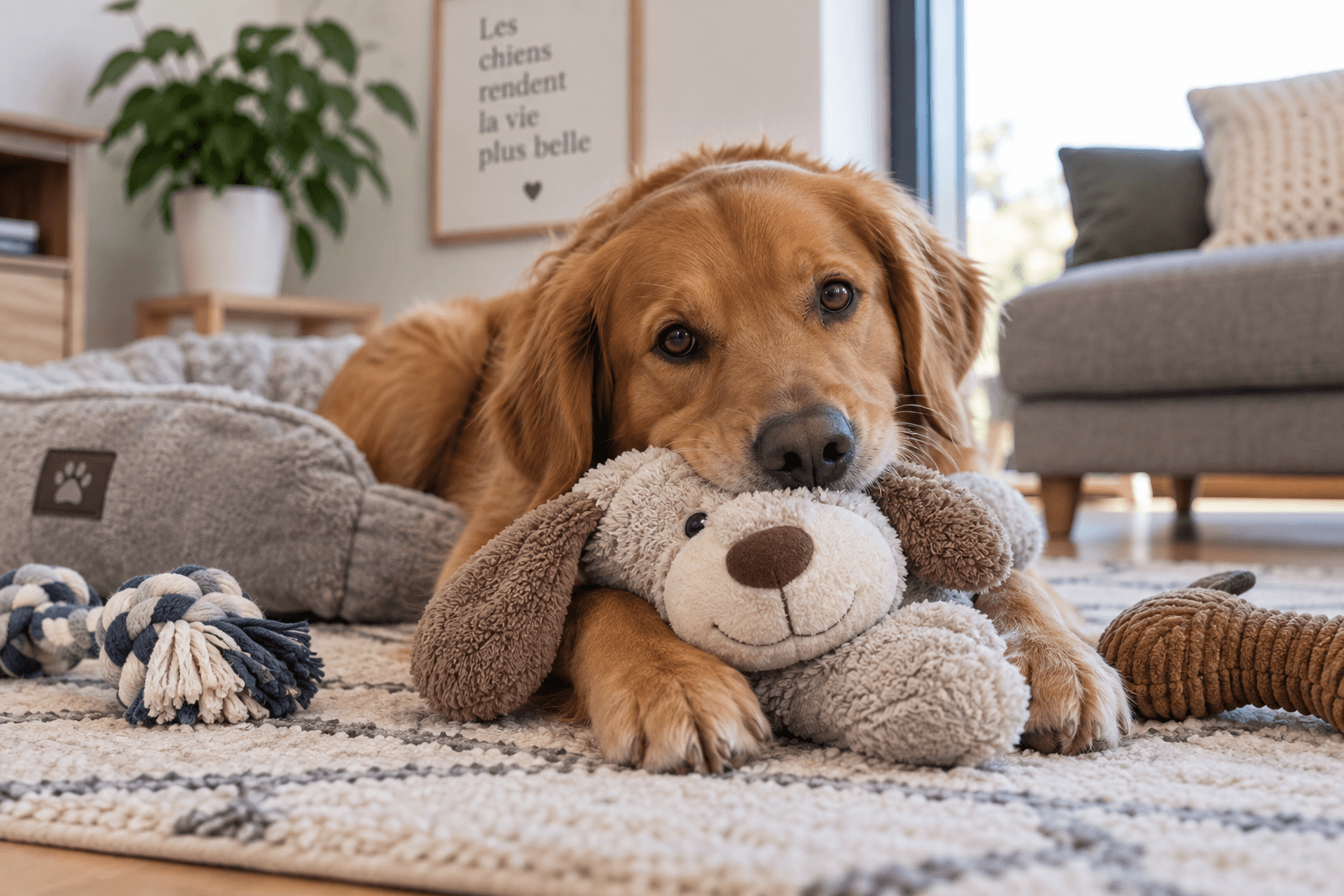 Doudou pour chien