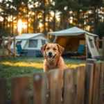 Camping avec emplacement clôturé pour chien : comment trouver et quoi vérifier